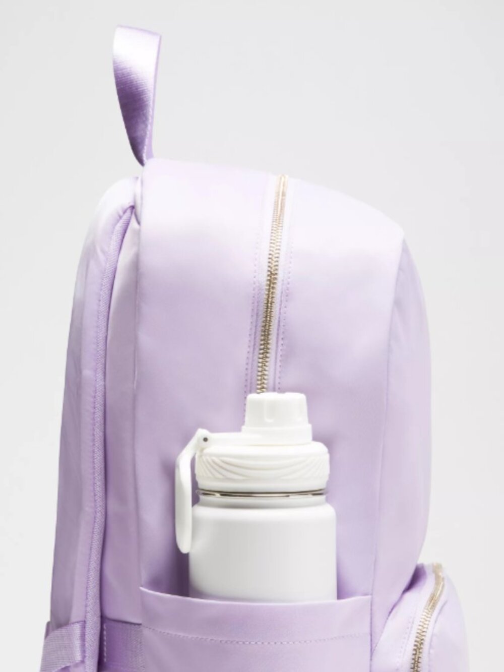 NWT Lululemon Everywhere Backpack w/ Metal hardware 22L Lavender Frost/Gold - Picture 5 of 14